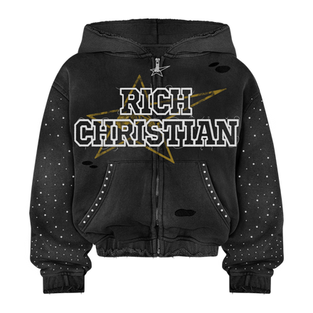 Chandelier Christian zip up