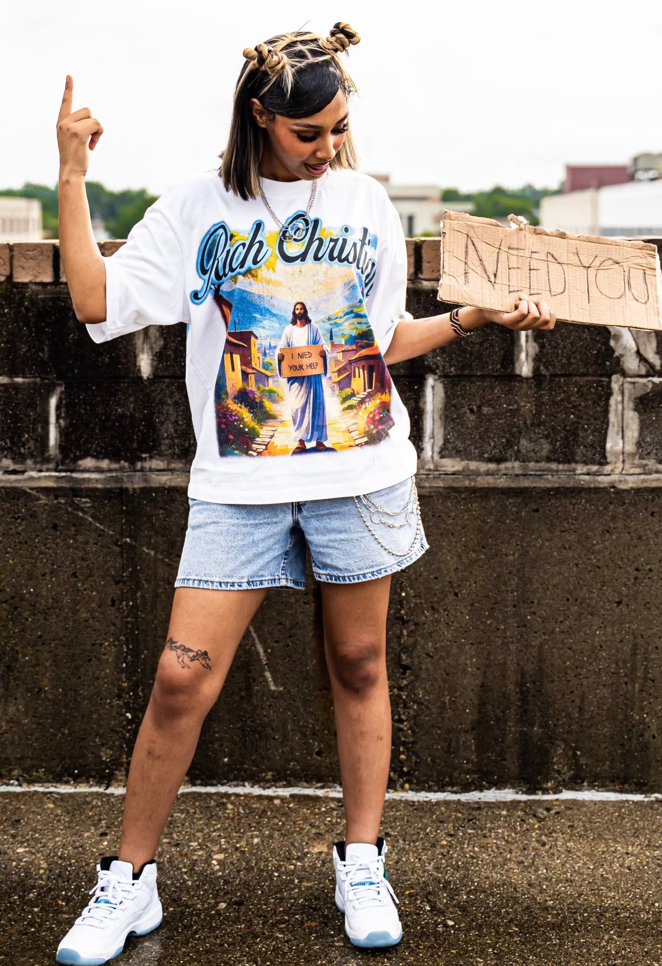 HELP ME Christian tee